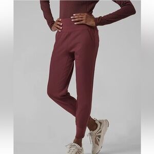 Like New Athleta Burgundy Track Pants
